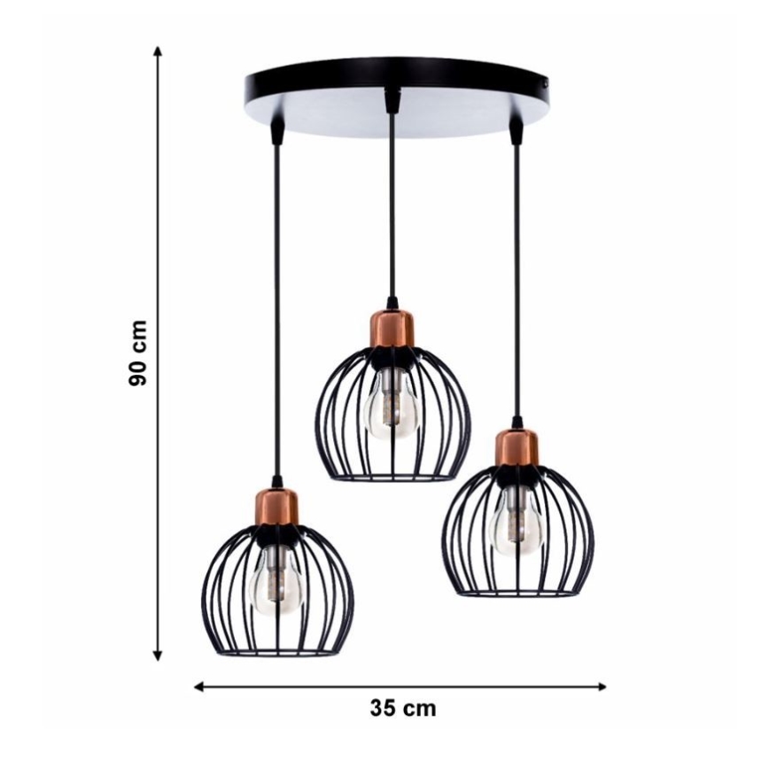 Lühter CELTA 3xE27/40W/230V