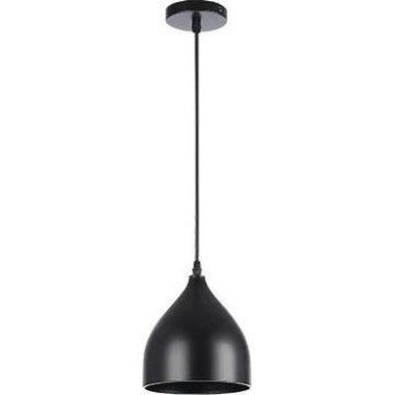 Lühter COMO 1xE27/60W/230V d. 17 cm must