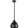 Lühter COMO 1xE27/60W/230V d. 17 cm must