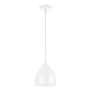 Lühter COMO 1xE27/60W/230V d. 17 cm valge