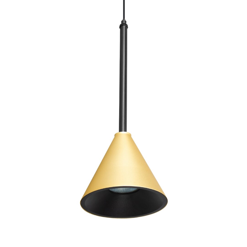 Lühter CONE 1xGU10/10W/230V kuldne/must
