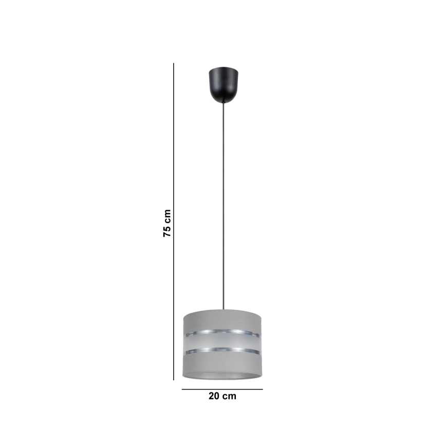 Lühter CORAL 1xE27/60W/230V d. 20 cm hall