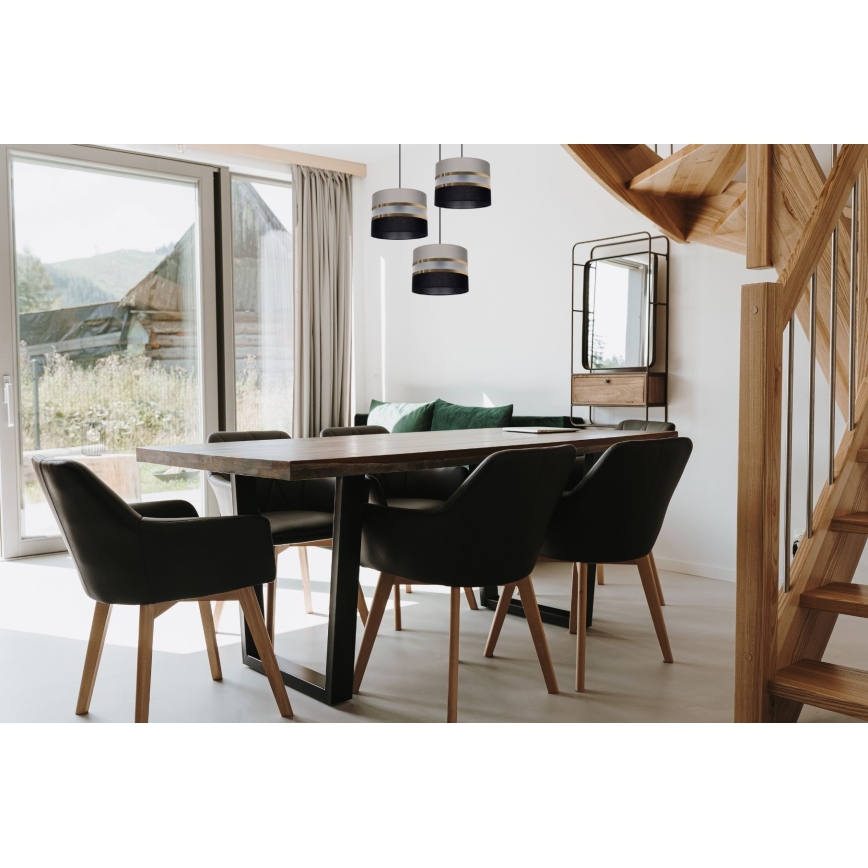 Lühter CORAL 3xE27/60W/230V must/hall