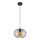 Lühter CORRINI 1xE27/60W/230V d. 25 cm must/beež