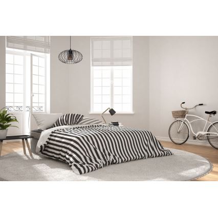 Lühter CORRINI 1xE27/60W/230V d. 34 cm must/hall