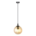 Lühter COSMO 1xE14/10W/230V d. 14 cm must/beež