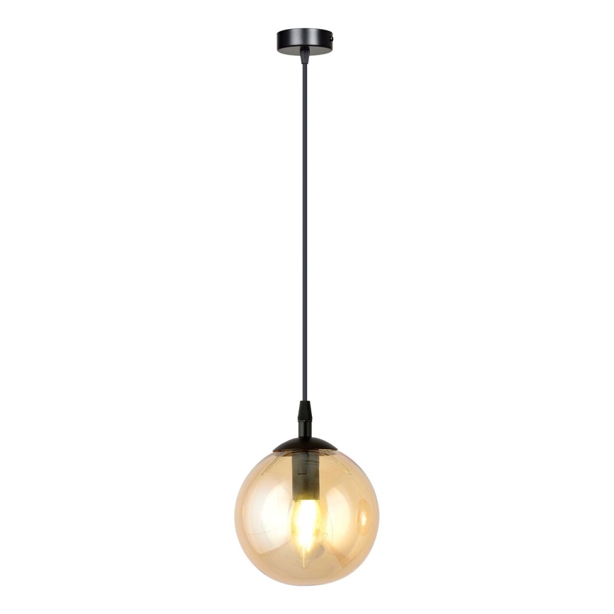 Lühter COSMO 1xE14/10W/230V d. 14 cm must/beež