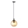 Lühter COSMO 1xE14/10W/230V d. 14 cm must/beež