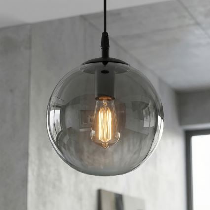 Lühter COSMO 1xE14/10W/230V d. 14 cm must/hall