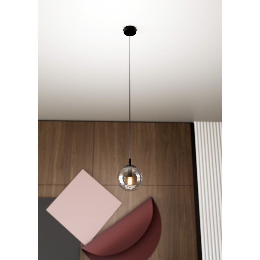 Lühter COSMO 1xE14/10W/230V d. 14 cm must/hall