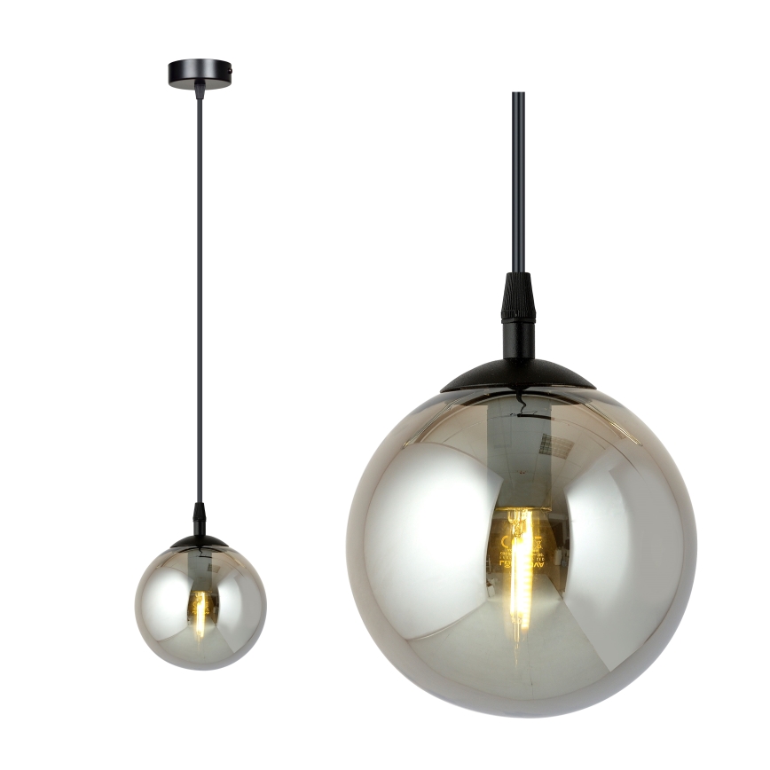 Lühter COSMO 1xE14/10W/230V d. 14 cm must/hall