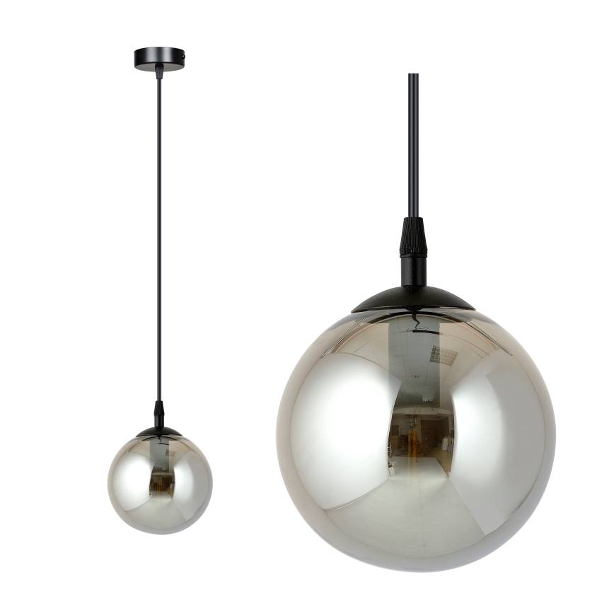 Lühter COSMO 1xE14/10W/230V d. 14 cm must/hall