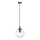 Lühter COSMO 1xE14/10W/230V d. 14 cm must/läbipaistev