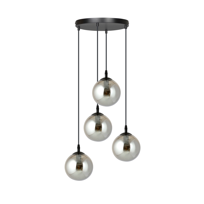 Lühter COSMO 4xE14/10W/230V d. 40 cm must/hall