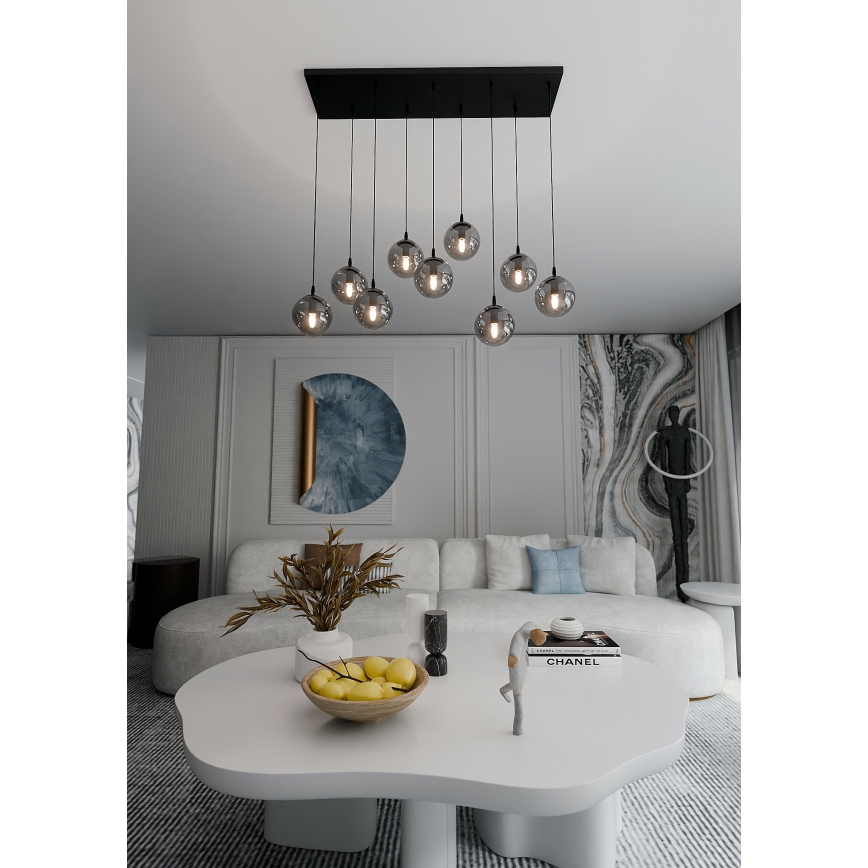 Lühter COSMO 9xE14/10W/230V must/hall