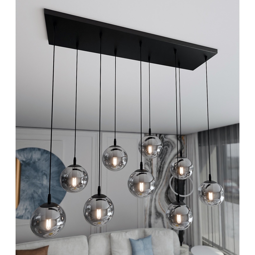 Lühter COSMO 9xE14/10W/230V must/hall