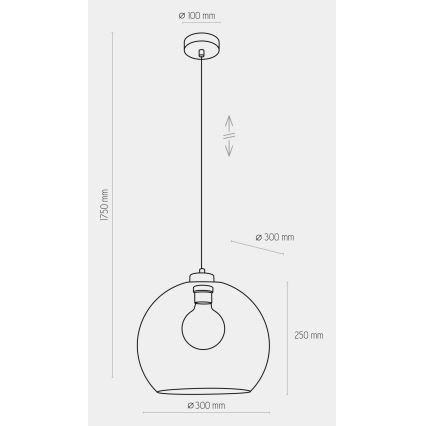 Lühter CUBUS 1xE27/60W/230V