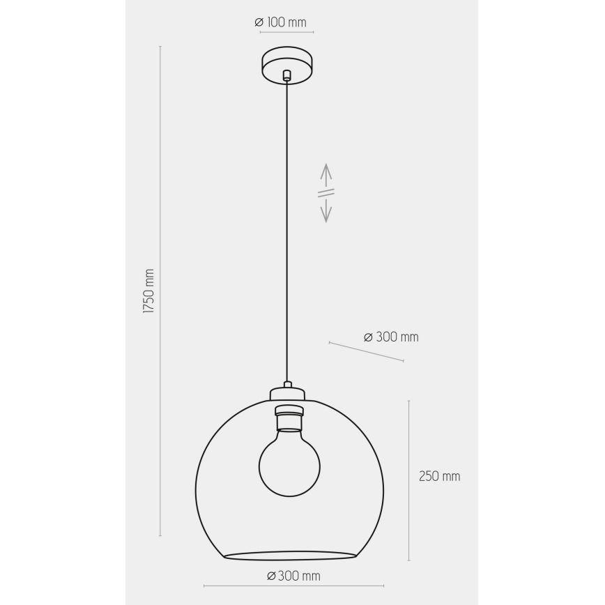 Lühter CUBUS 1xE27/60W/230V
