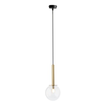 Lühter DAISY 1xG9/12W/230V d. 14 cm kuldne/must/läbipaistev