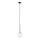 Lühter DAISY 1xG9/12W/230V d. 14 cm läikiv kroom/must/läbipaistev