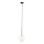 Lühter DAISY 1xG9/12W/230V d. 14 cm läikiv kroom/must/valge