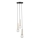 Lühter DAISY 3xG9/12W/230V d. 27 cm kuldne/must/valge