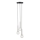 Lühter DAISY 3xG9/12W/230V d. 27 cm läikiv kroom/must/läbipaistev
