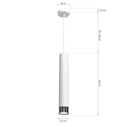 Lühter DANI 1xGU10/8W/230V