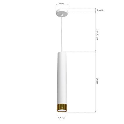 Lühter DANI 1xGU10/8W/230V