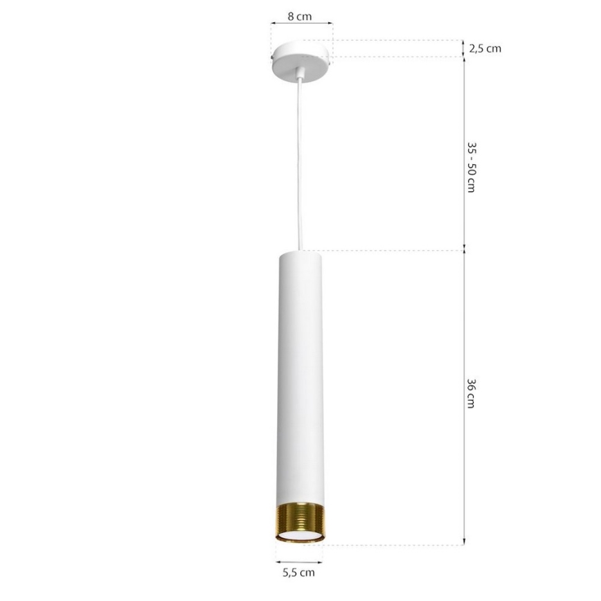 Lühter DANI 1xGU10/8W/230V