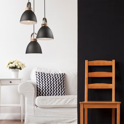 Lühter DANIELLE 3xE27/60W/230V pöök