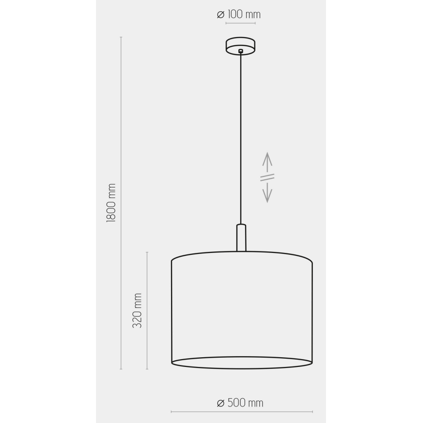 Lühter DEVA 1xE27/25W/230V valge
