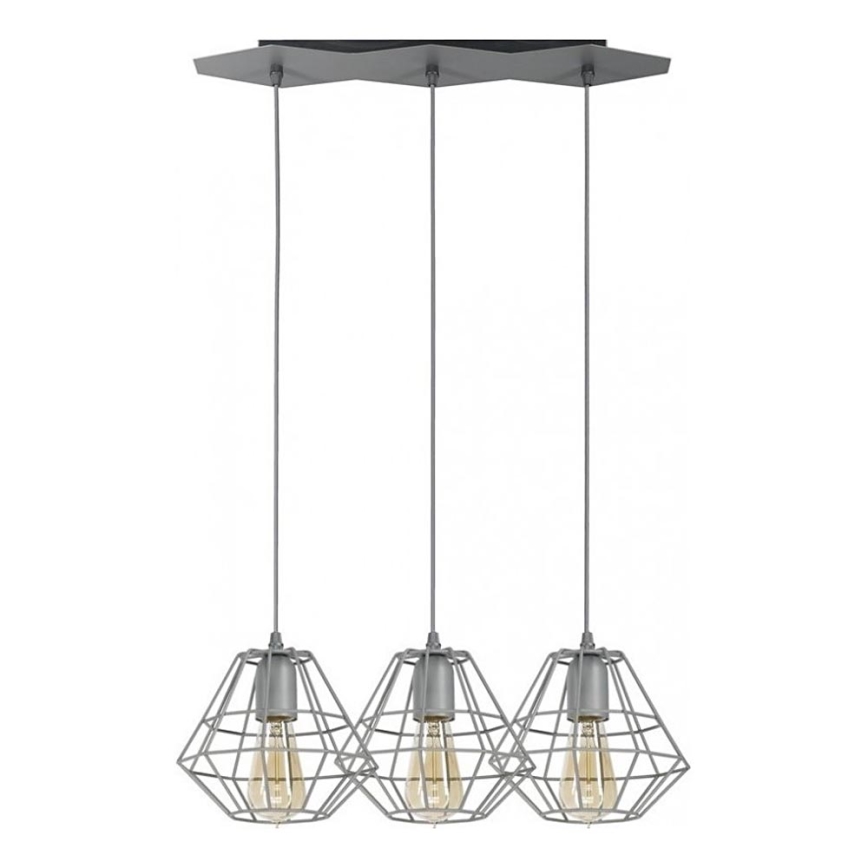 Lühter DIAMOND 3xE27/60W/230V hall
