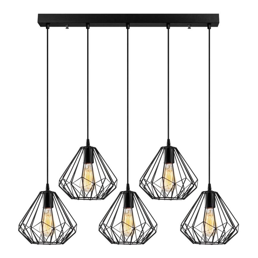 Lühter DIAMOND 5xE27/100W/230V