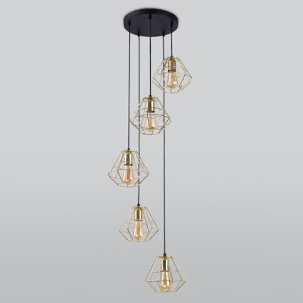 Lühter DIAMOND 5xE27/60W/230V