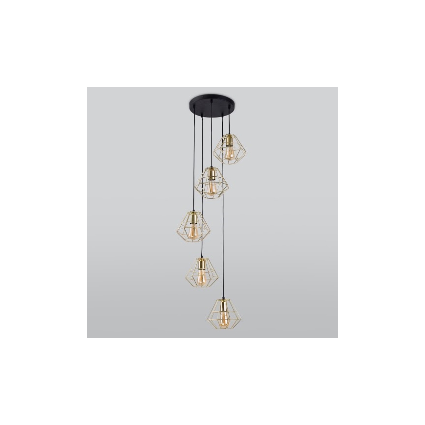 Lühter DIAMOND 5xE27/60W/230V