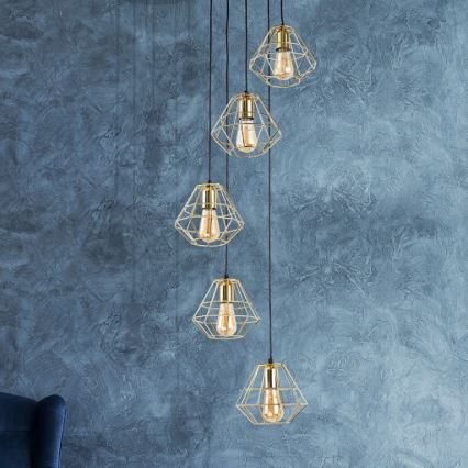 Lühter DIAMOND 5xE27/60W/230V