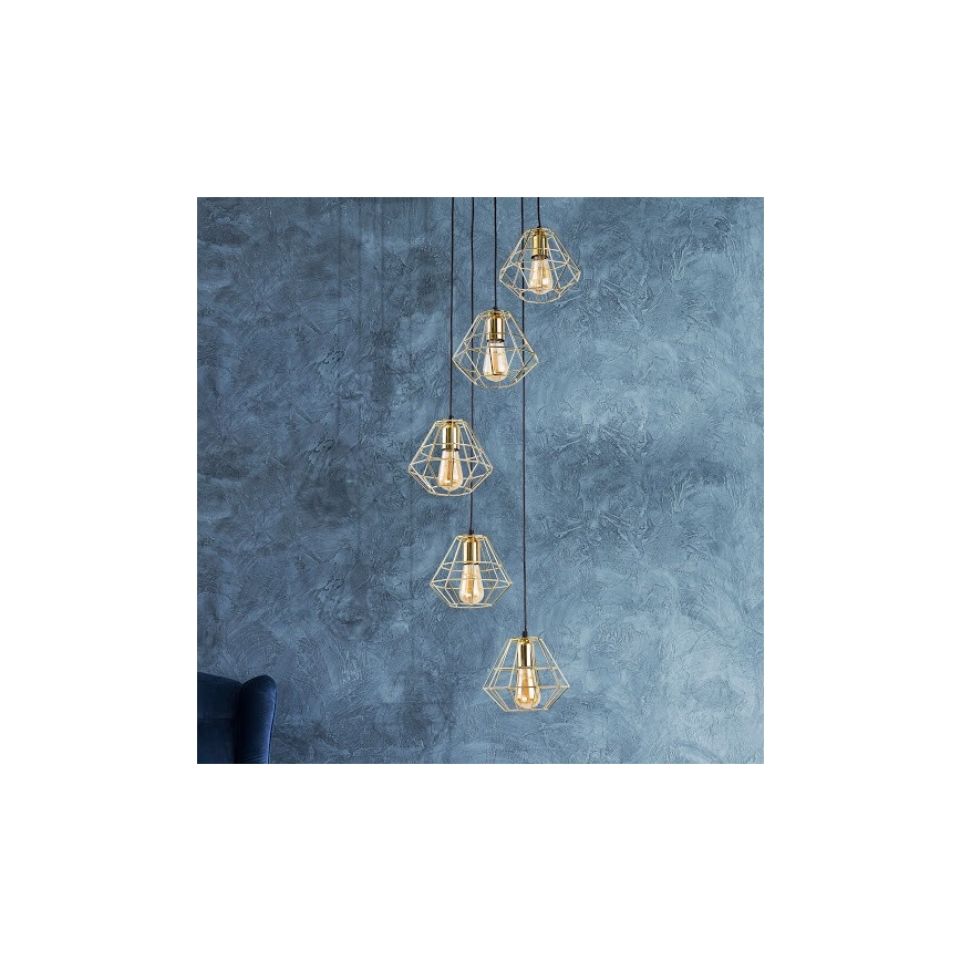Lühter DIAMOND 5xE27/60W/230V