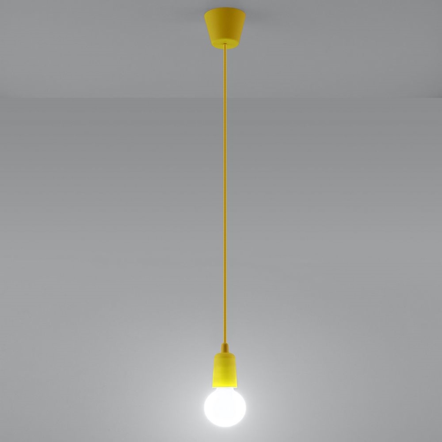 Lühter DIEGO 1xE27/60W/230V kollane