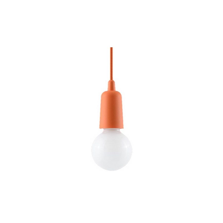 Lühter DIEGO 1xE27/60W/230V oranž