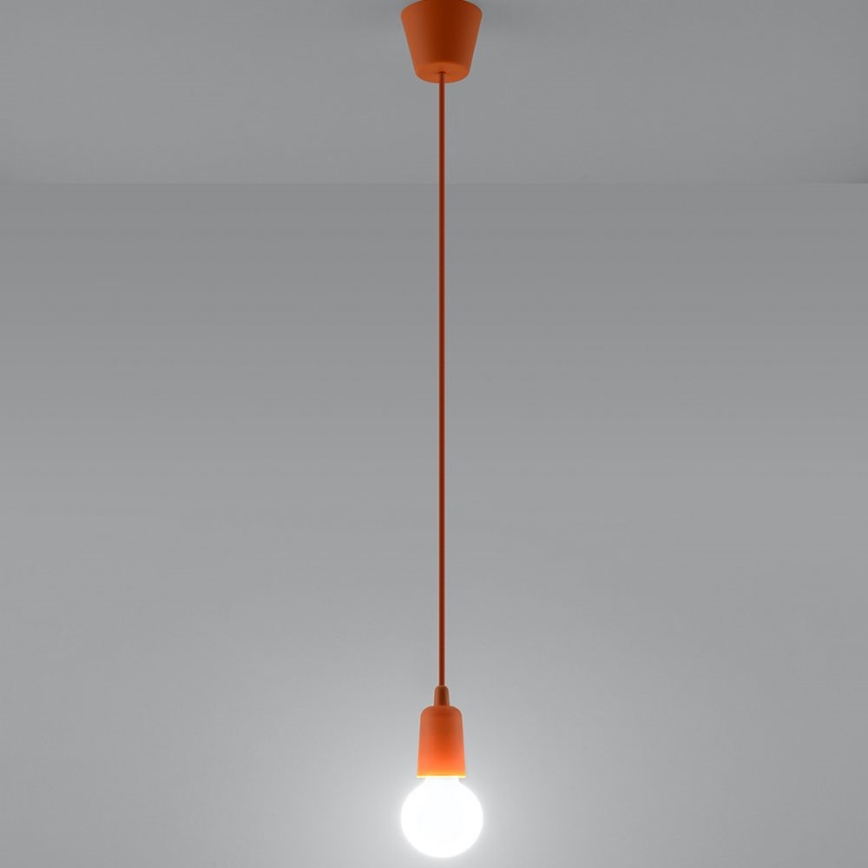 Lühter DIEGO 1xE27/60W/230V oranž