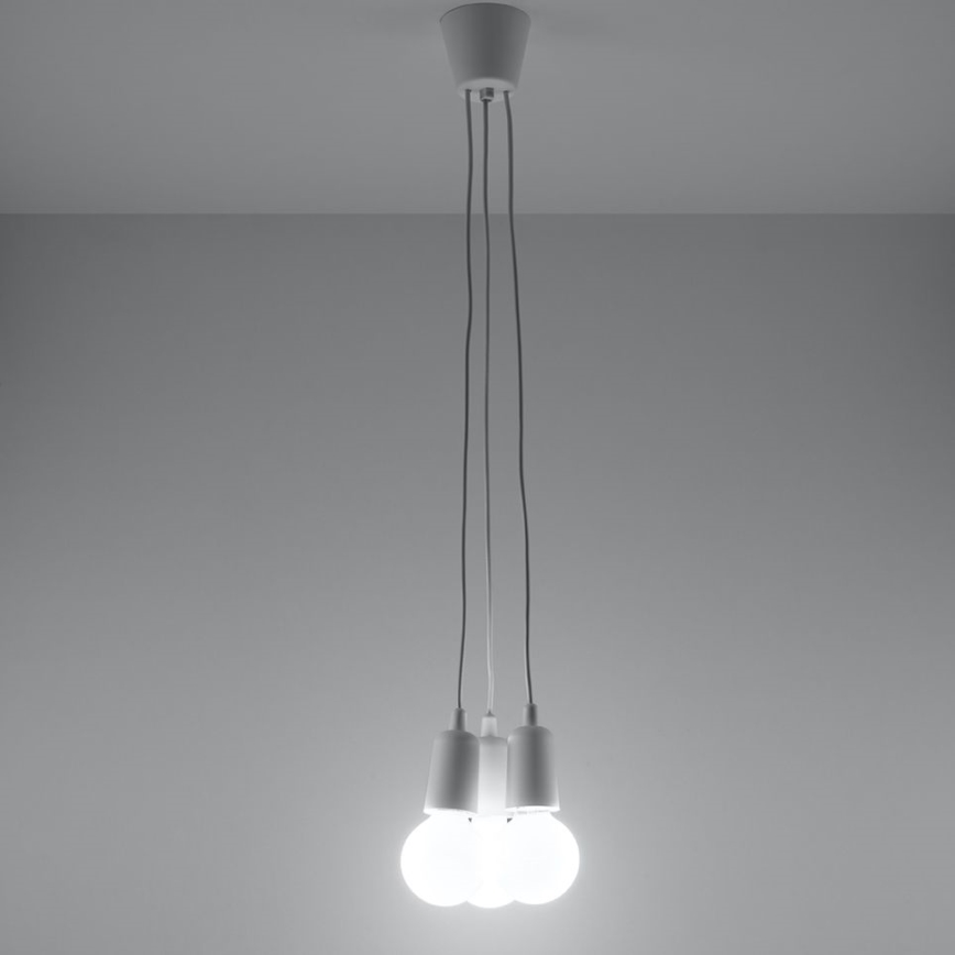 Lühter DIEGO 3xE27/60W/230V