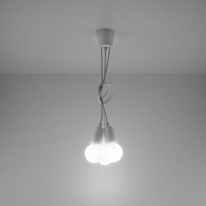 Lühter DIEGO 3xE27/60W/230V