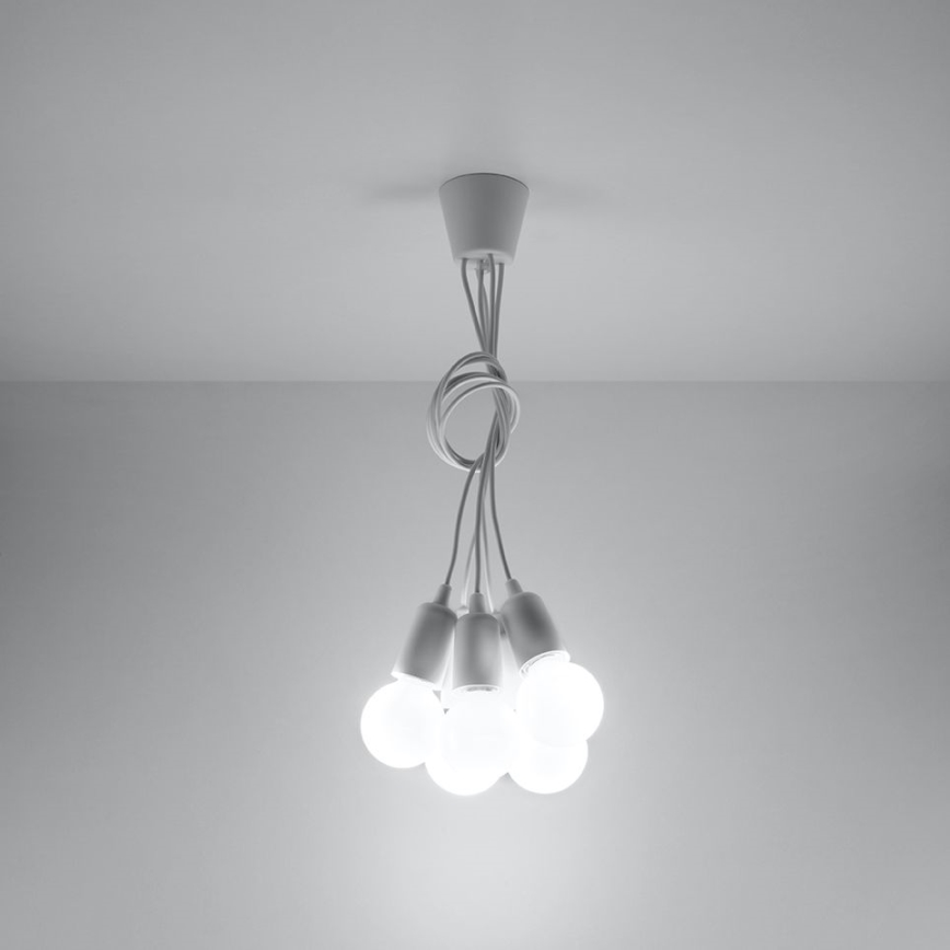 Lühter DIEGO 5xE27/60W/230V