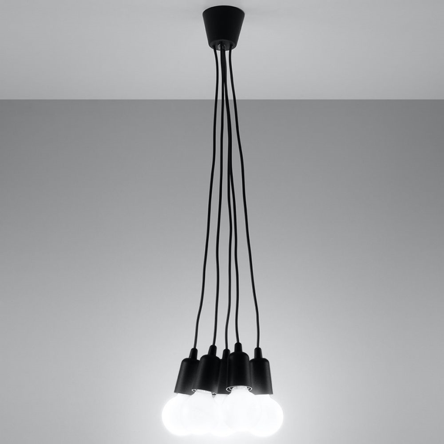 Lühter DIEGO 5xE27/60W/230V