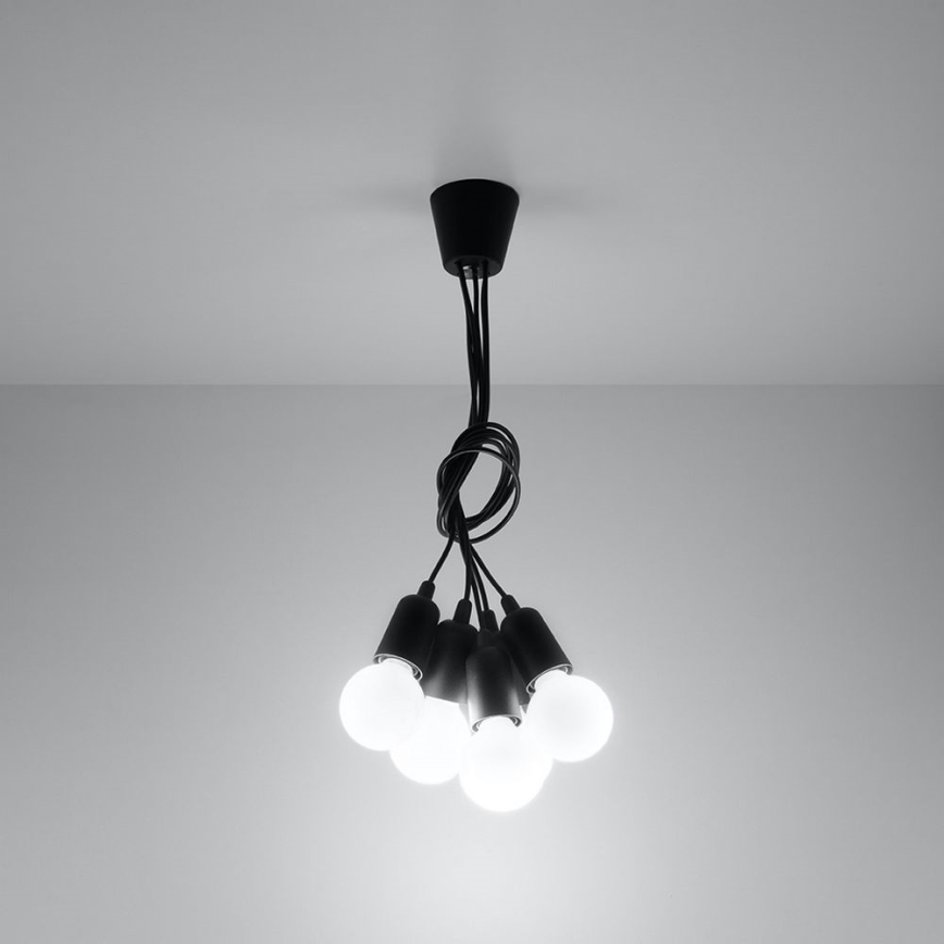 Lühter DIEGO 5xE27/60W/230V
