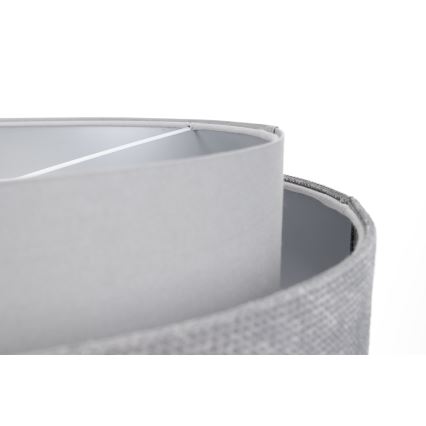 Lühter DOBLO 1xE27/60W/230V d. 60 cm hall/hõbedane