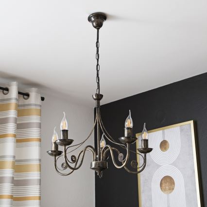 Lühter DONATO 5xE14/40W/230V