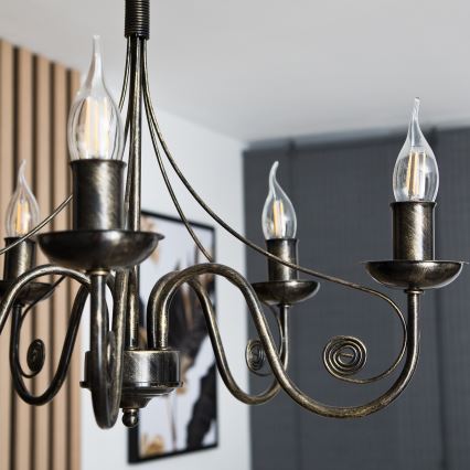 Lühter DONATO 5xE14/40W/230V