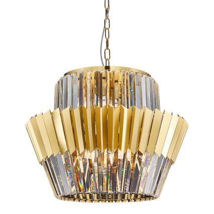 Lühter DONNA 12xE14/40W/230V d. 55 cm kuldne